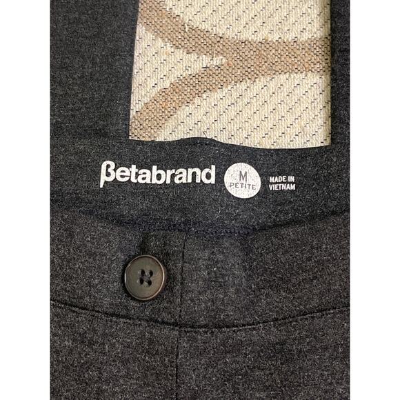 Betabrand Gray Dress Pant Yoga Pant, Bootcut pants, size medium petite, w0104-ch - Picture 3 of 14